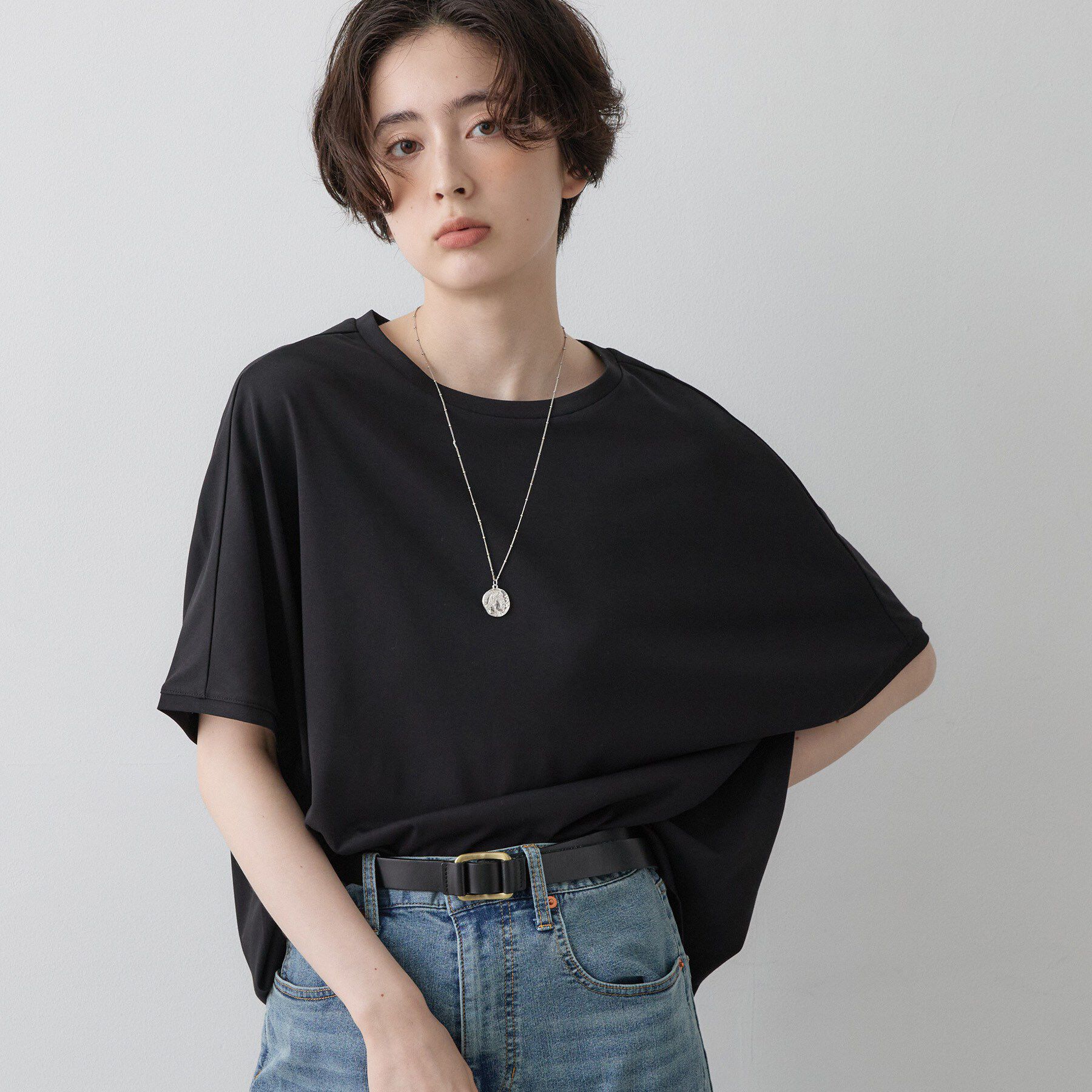 Dessin「【汗シミ防止/UVカット】ドルマンスリーブ プルオーバー」|Tシャツ・カットソー|