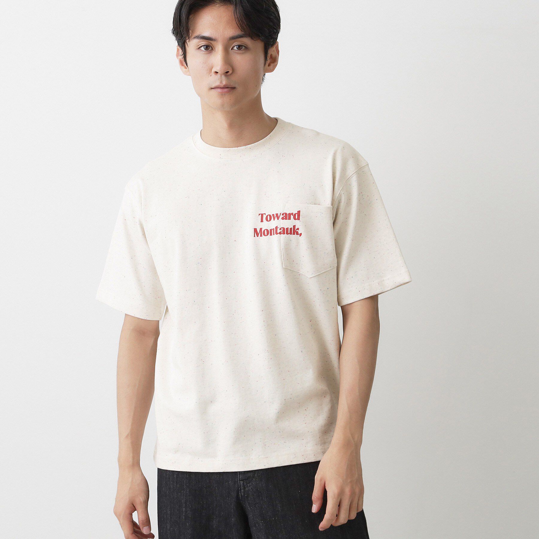 Dessin「カラーネップ ポケットTシャツ」|Tシャツ・カットソー|