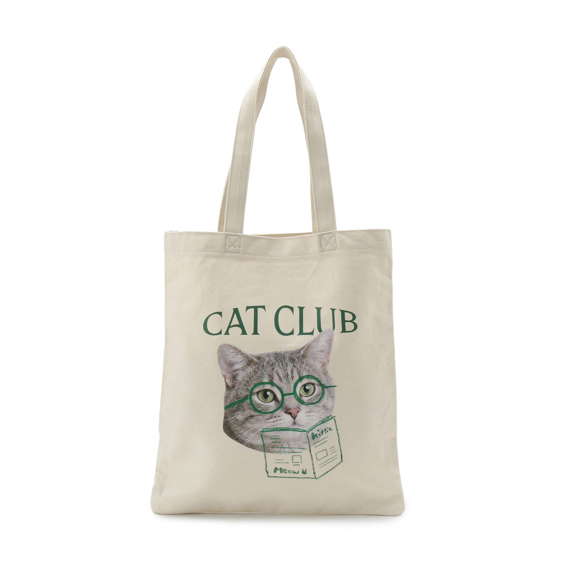 ITS&rsquo;DEMO「CAT CLUBキャンバストート」|トートバッグ|