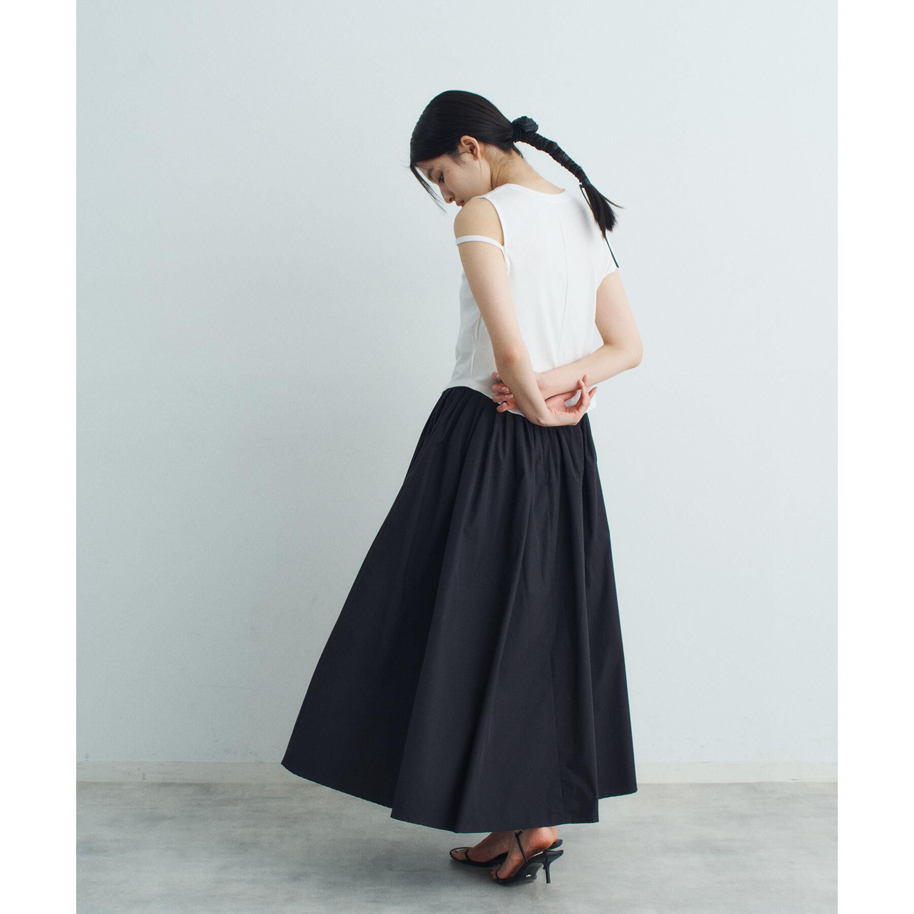 CODE A「side slit volume skirt」|スカート|