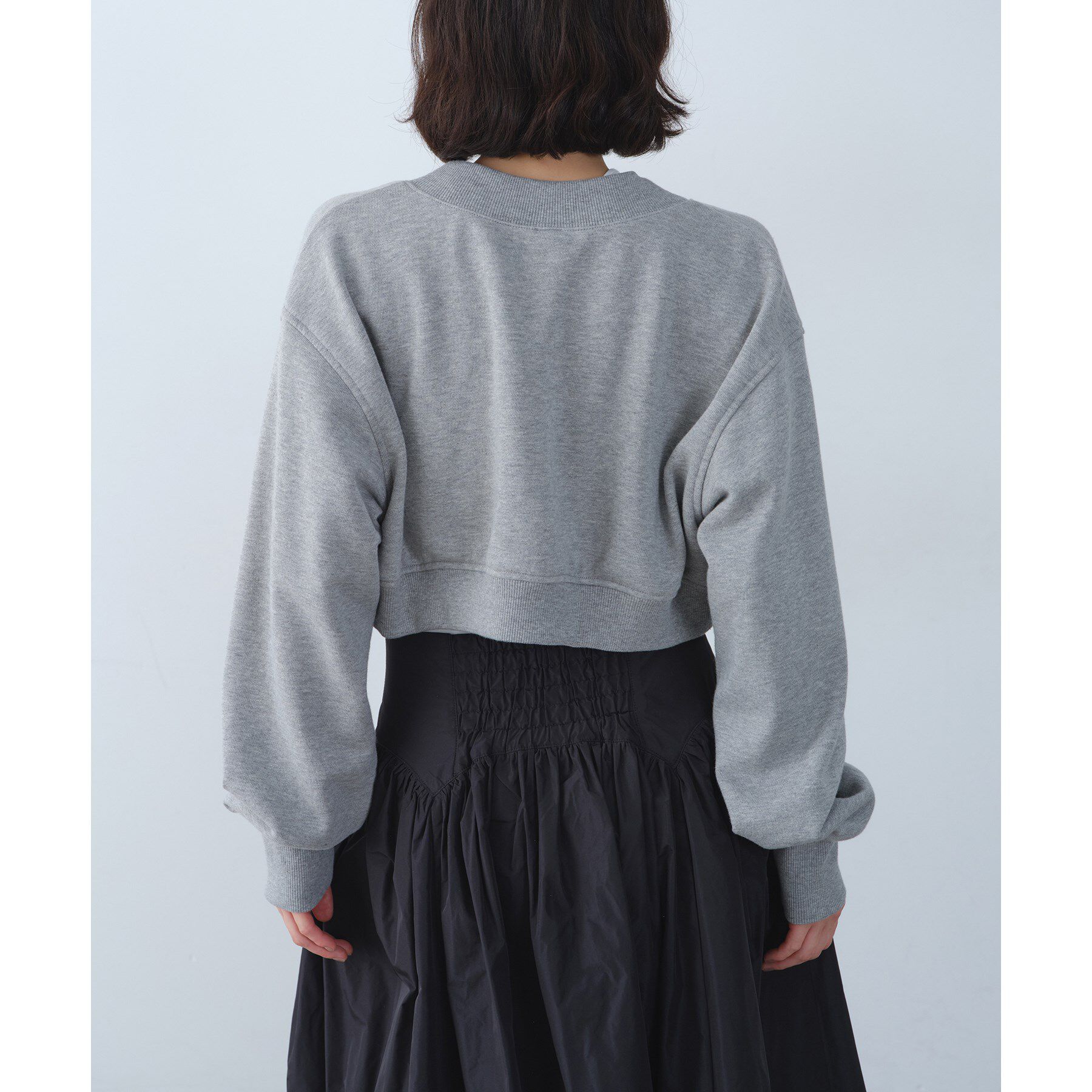 CODE A「short zip sweat」|パーカー|