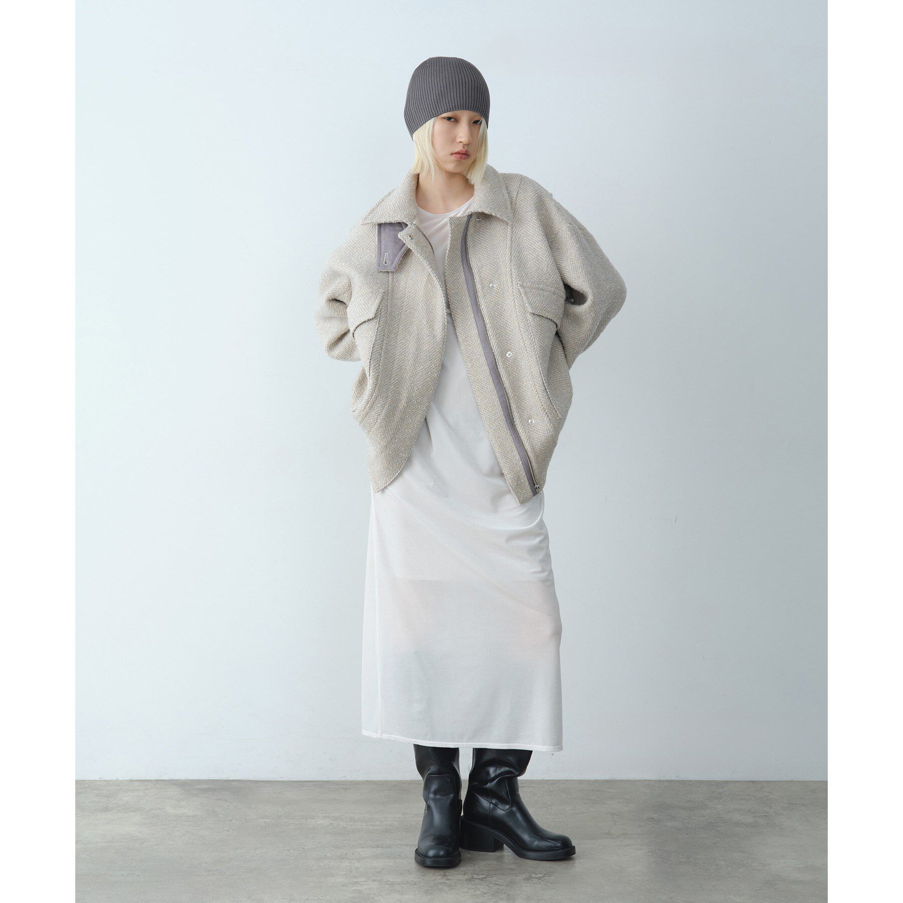 CODE A「velvet open back dress」|ワンピース|