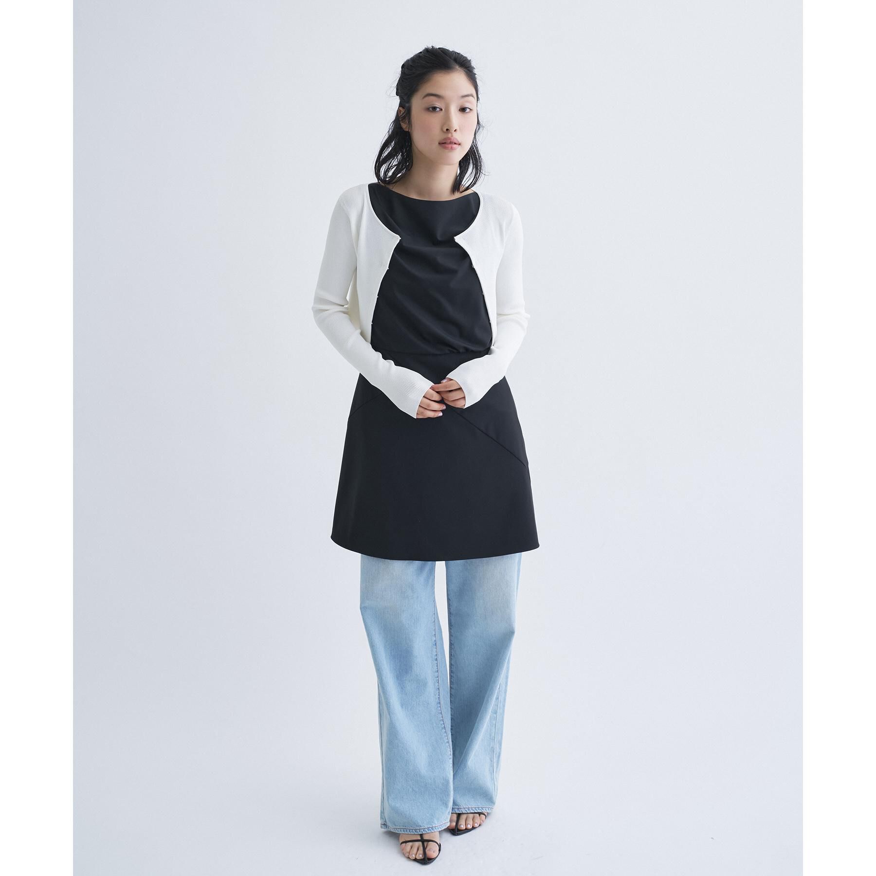 CODE A「【Re】stretch hook cardigan」|カーディガン|