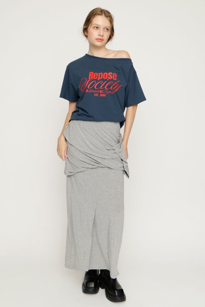 SLY「DRAPE CUT ロングスカート」|スカート|