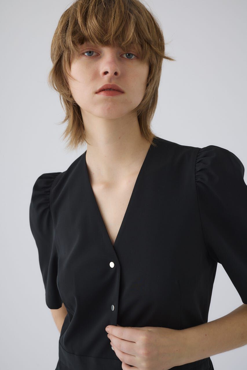 RIM.ARK 「Puff sleeve solid jumpsuit」|その他|