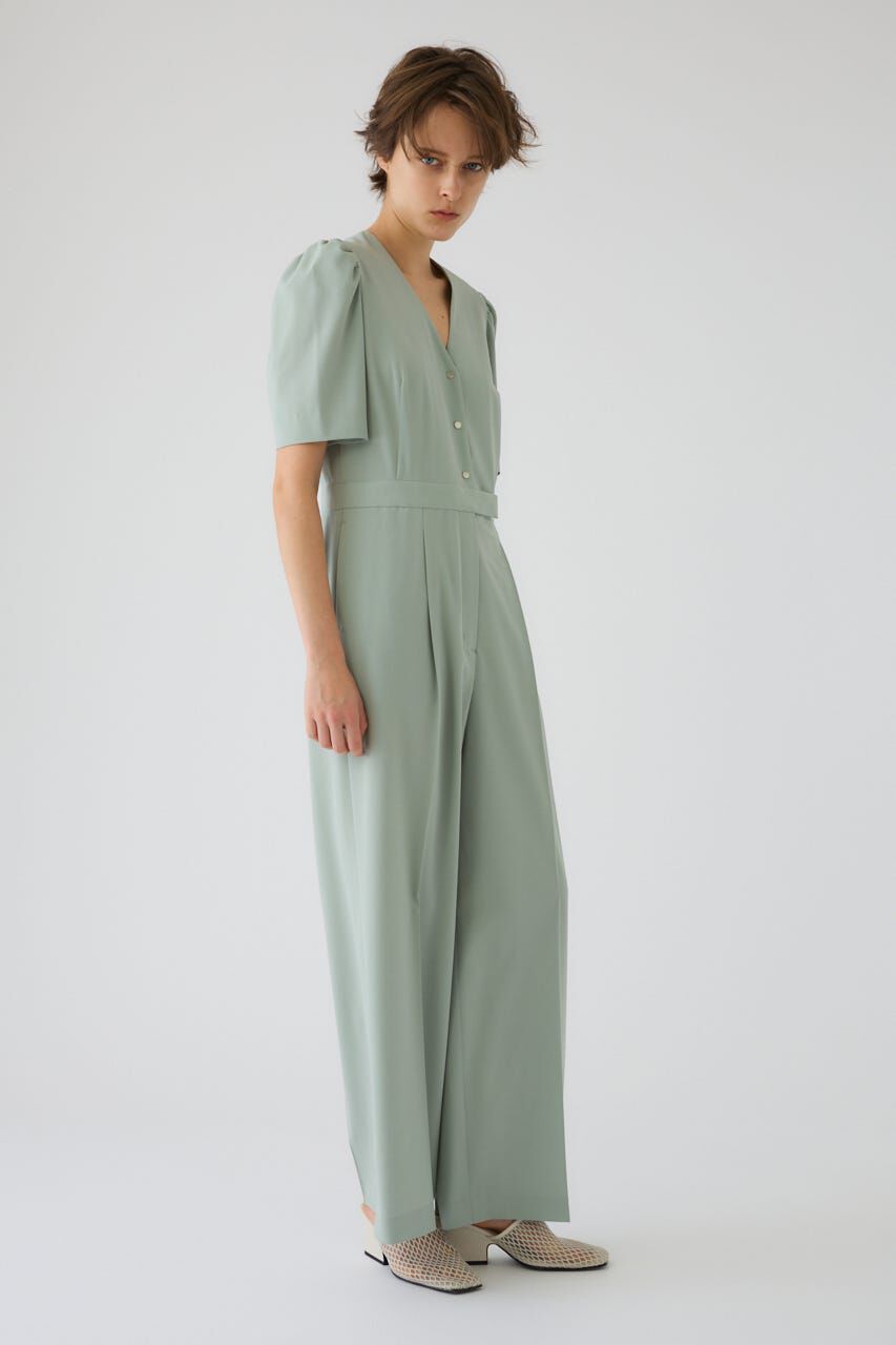 RIM.ARK 「Puff sleeve solid jumpsuit」|その他|