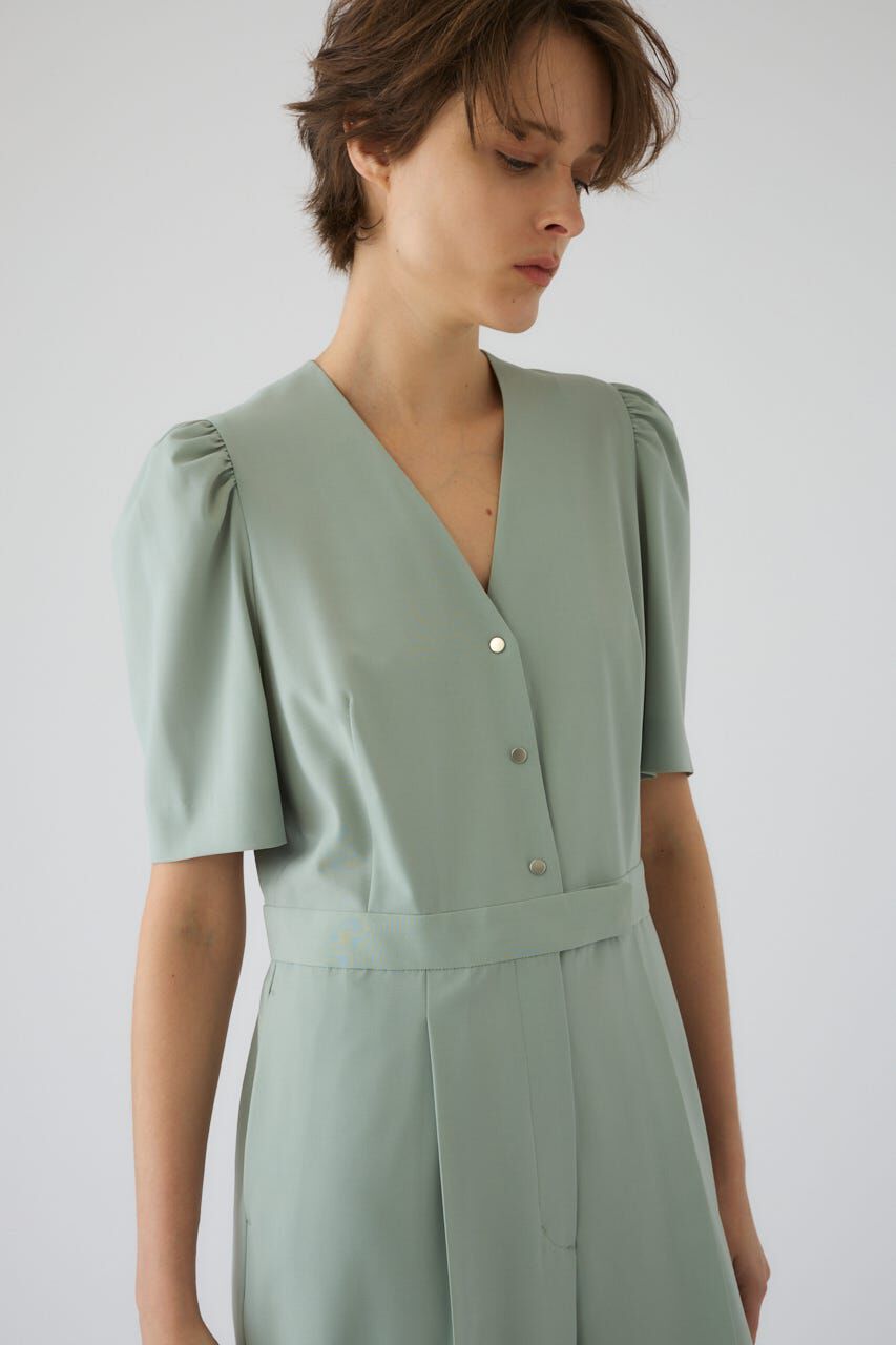 RIM.ARK 「Puff sleeve solid jumpsuit」|その他|