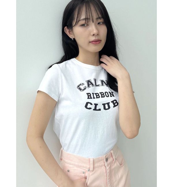 CALNAMUR「リボンクラブTシャツ」|Tシャツ・カットソー|ホワイト