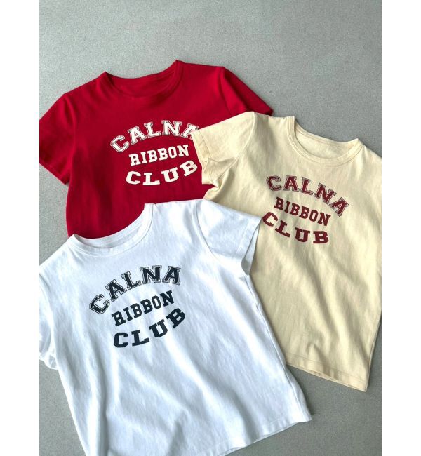 CALNAMUR「リボンクラブTシャツ」|Tシャツ・カットソー|