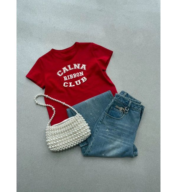 CALNAMUR「リボンクラブTシャツ」|Tシャツ・カットソー|