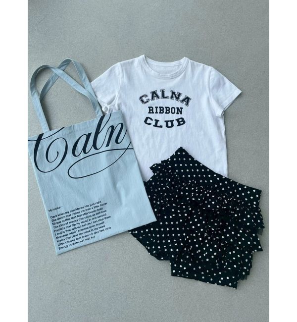 CALNAMUR「リボンクラブTシャツ」|Tシャツ・カットソー|