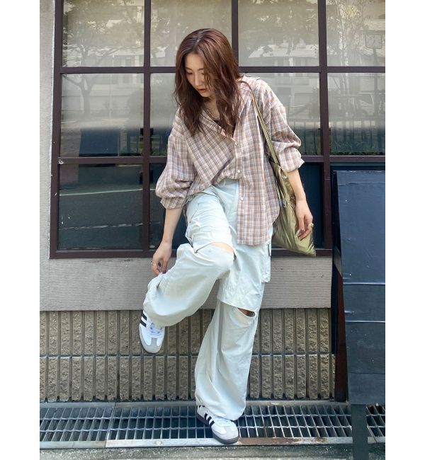 Ungrid「【WEB限定】デザインラフルーズパンツ」|その他|