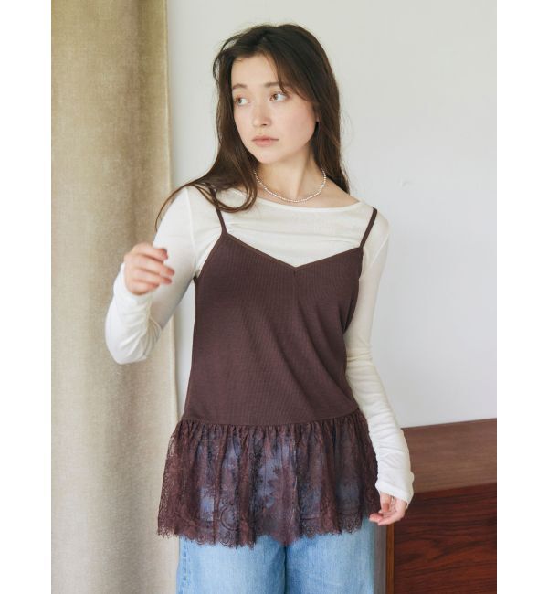 Ungrid「シアーロングスリーブTee」|Tシャツ・カットソー|