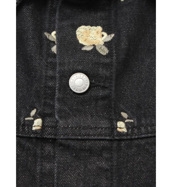 EVRIS「Embroideryデニムブルゾン【セットアップ着用可能】」|デニムジャケット|