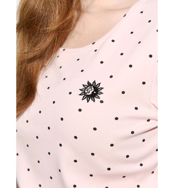 EVRIS「ドットSUNNYショートTシャツ」|Tシャツ・カットソー|