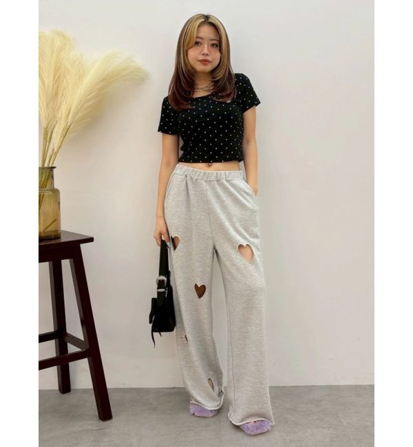 EVRIS「ドットSUNNYショートTシャツ」|Tシャツ・カットソー|