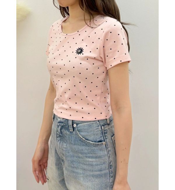 EVRIS「ドットSUNNYショートTシャツ」|Tシャツ・カットソー|