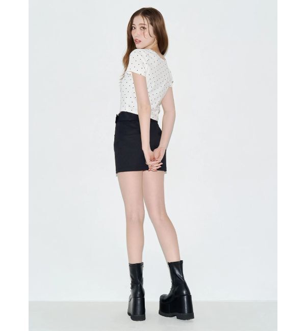 EVRIS「ドットSUNNYショートTシャツ」|Tシャツ・カットソー|
