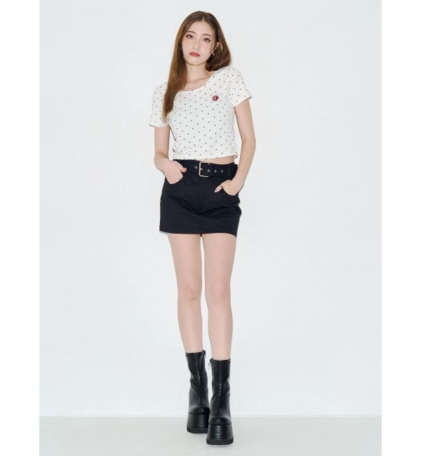 EVRIS「ドットSUNNYショートTシャツ」|Tシャツ・カットソー|
