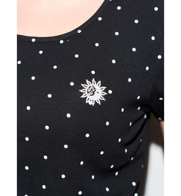 EVRIS「ドットSUNNYショートTシャツ」|Tシャツ・カットソー|