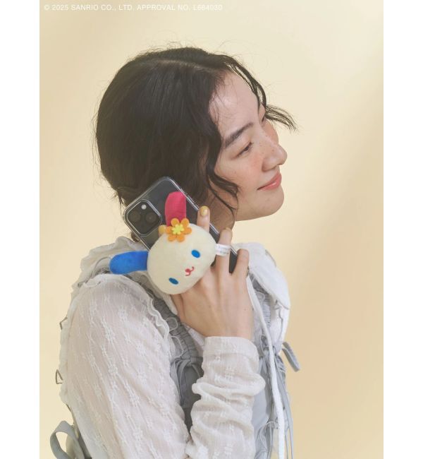 merry jenny「もこもこウサハナスマホグリップ」|その他|