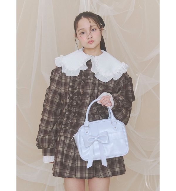 merry jenny「bow ribbon gift bag」|その他|ブルー