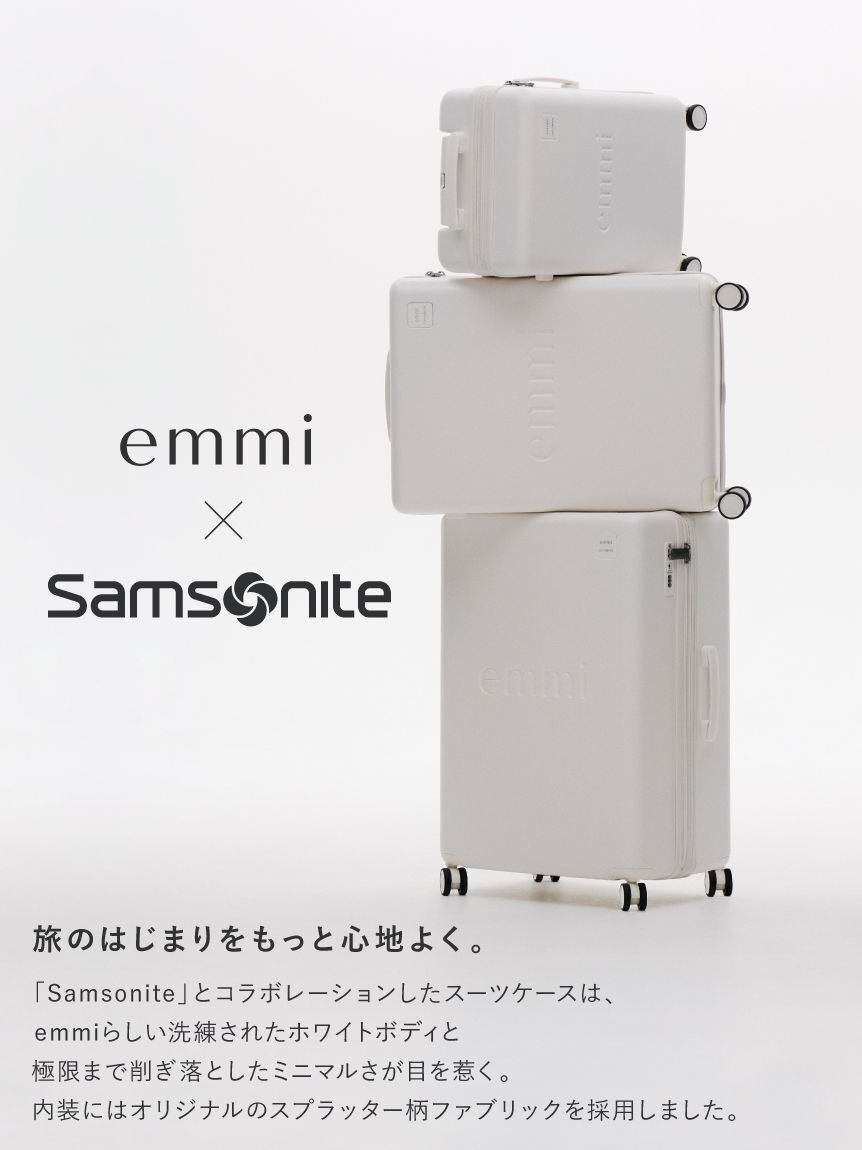 emmi atelier「【emmi&times;Samsonite】スピナー55」|キャリーケース|