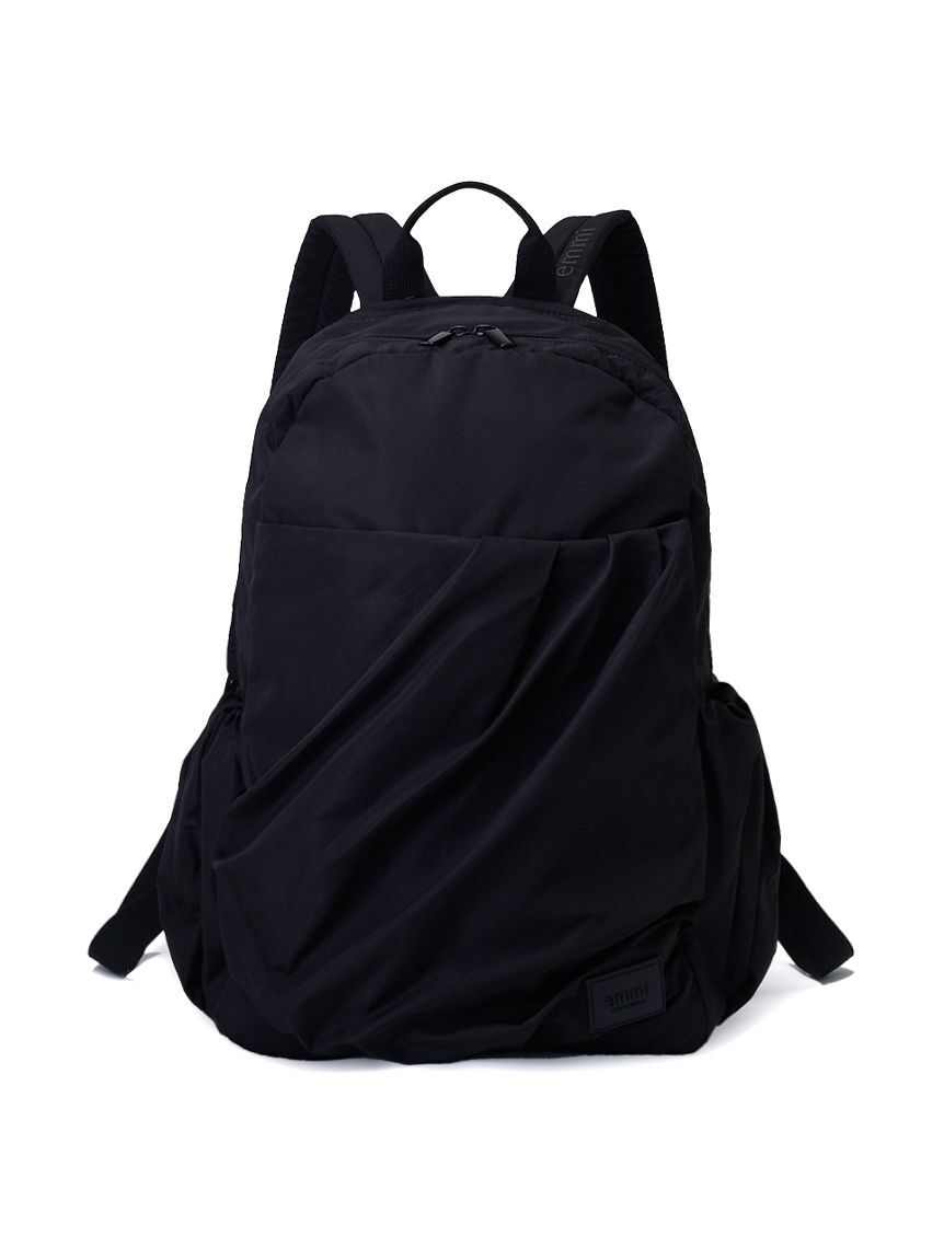 emmi atelier「eco 撥水ギャザーボディーバックパック」|リュック|