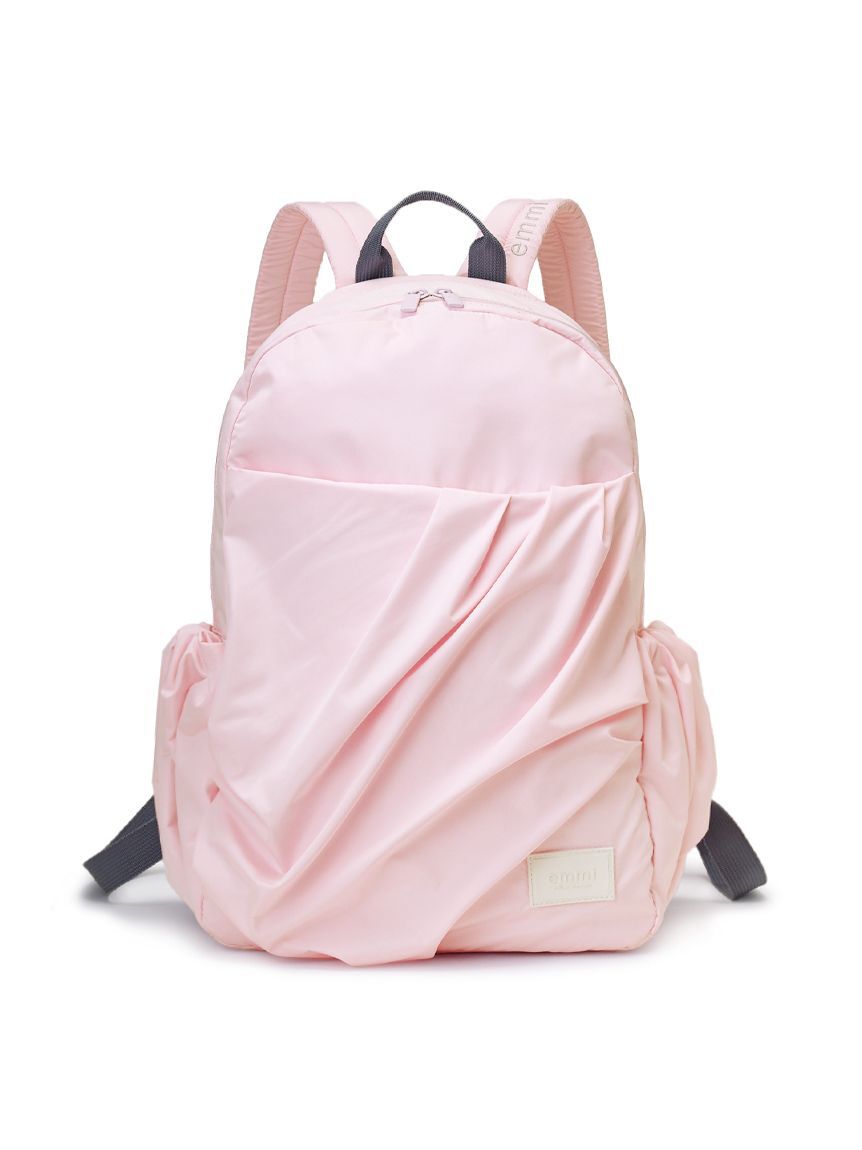 emmi atelier「eco 撥水ギャザーボディーバックパック」|リュック|