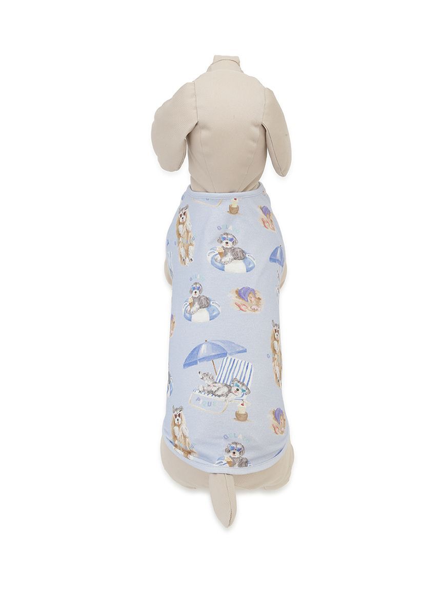  GELATO PIQUE CAT&DOG「【CAT&DOG】【接触冷感】 ビーチ シュナウザー柄Coolingプルオーバー」|その他|