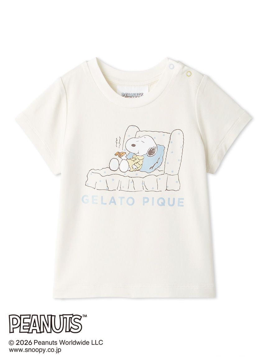 GELATO PIQUE KIDS & BABY「【PEANUTS】【BABY】【接触冷感】ワンポイントTシャツ」|その他ベビーウェア|
