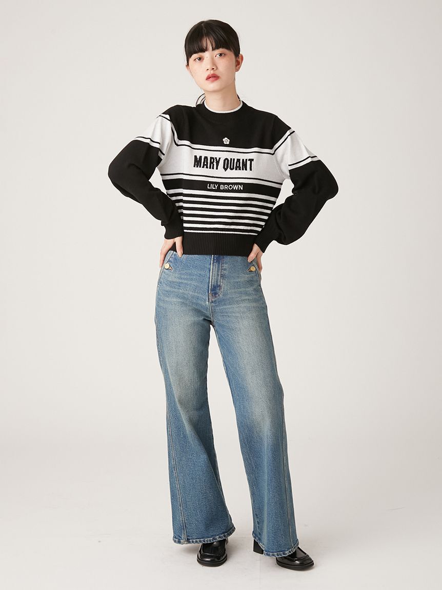LILY BROWN「【WEB限定カラー】【LILY BROWN&times;MARY QUANT】バリエジャガードニット」|ニット・セーター|