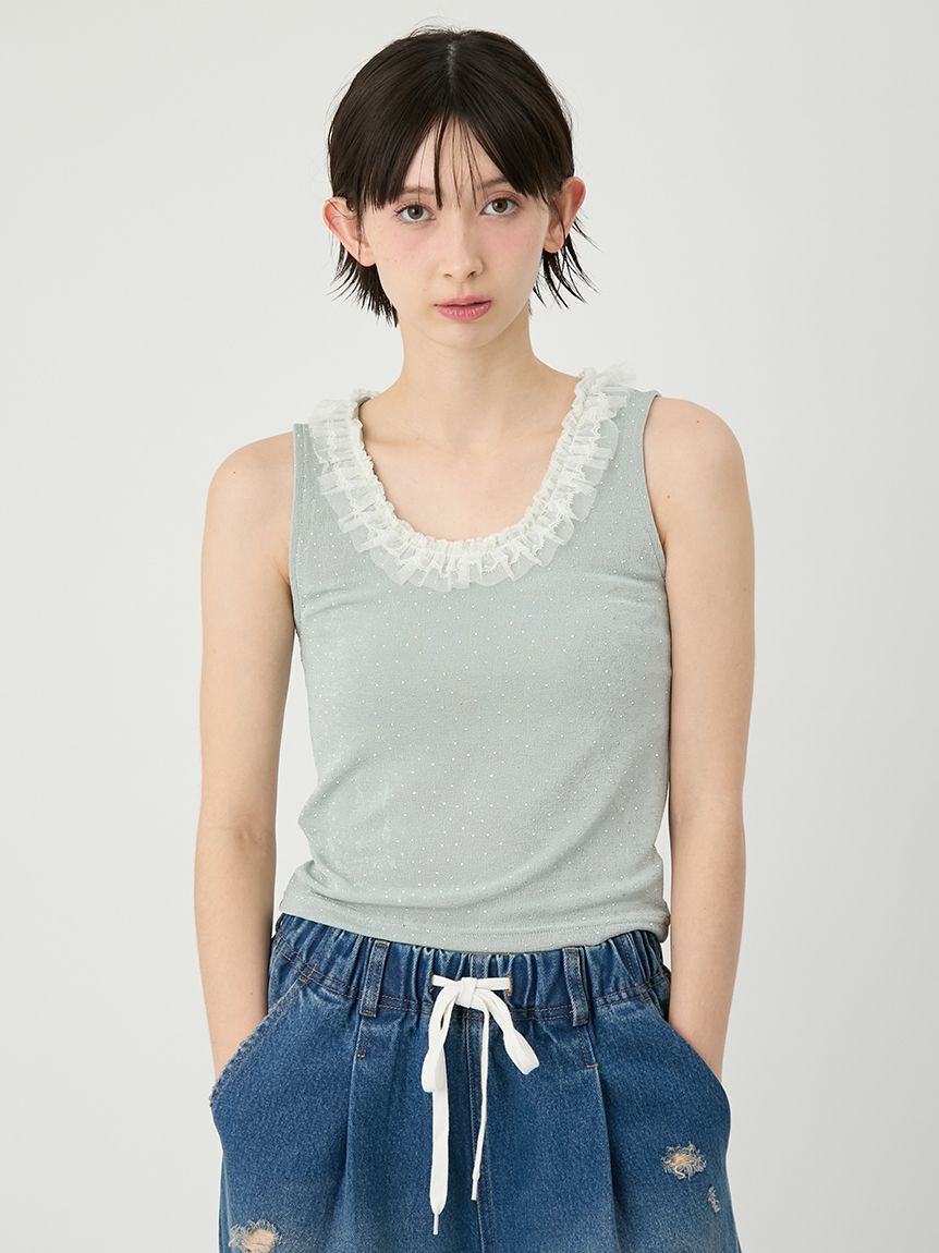 LILY BROWN「[L.B CANDY STOCK]レースタンクトップ」|タンクトップ|