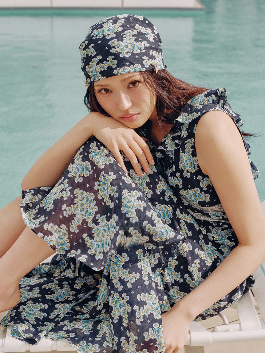 LILY BROWN「【LILY BROWN&times;ANNA SUI】プリントスカーフ」|バンダナ・スカーフ|