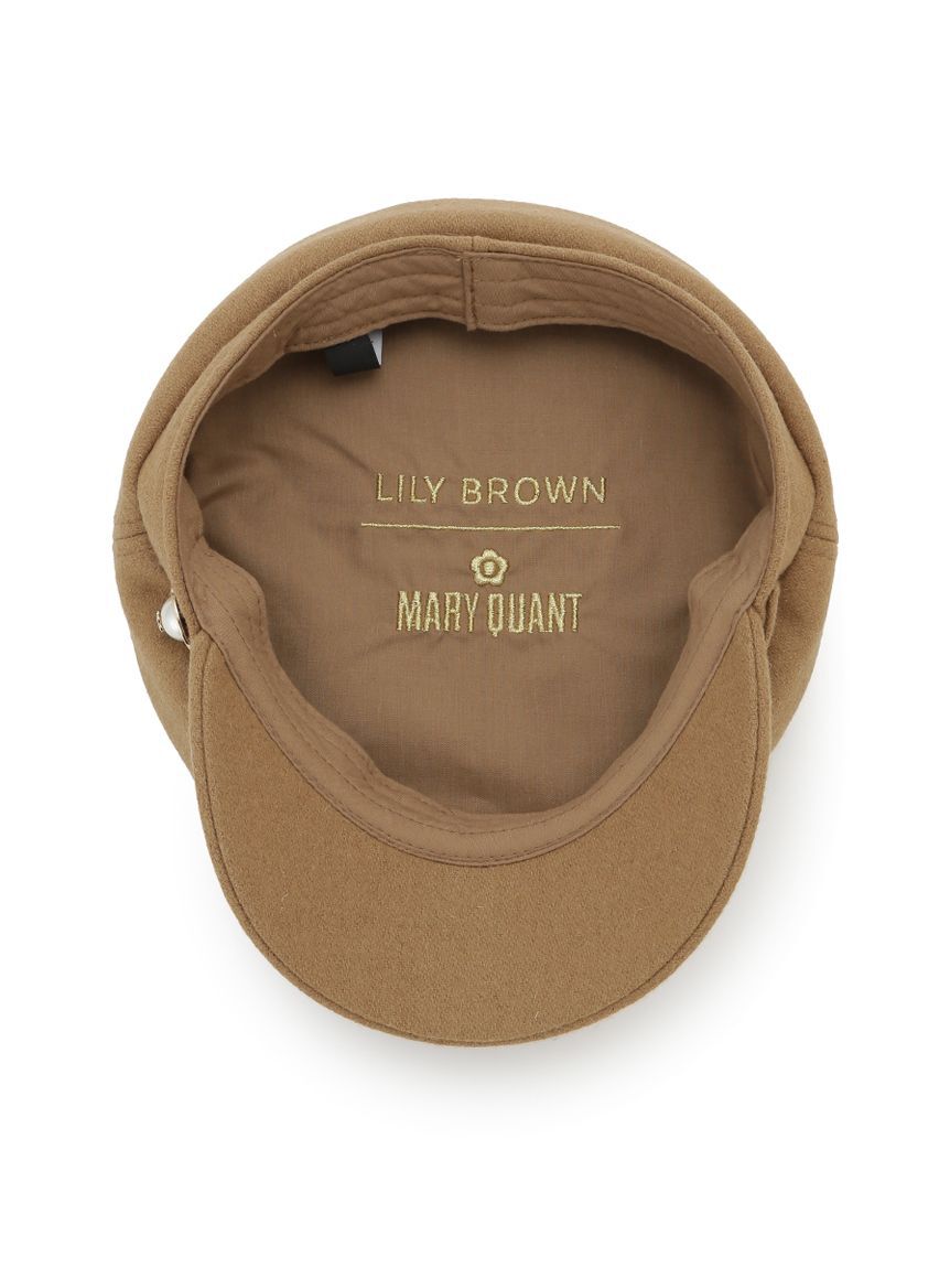 LILY BROWN「【LILY BROWN&times;MARY QUANT】パールボタンキャスケット」|キャップ・キャスケット|