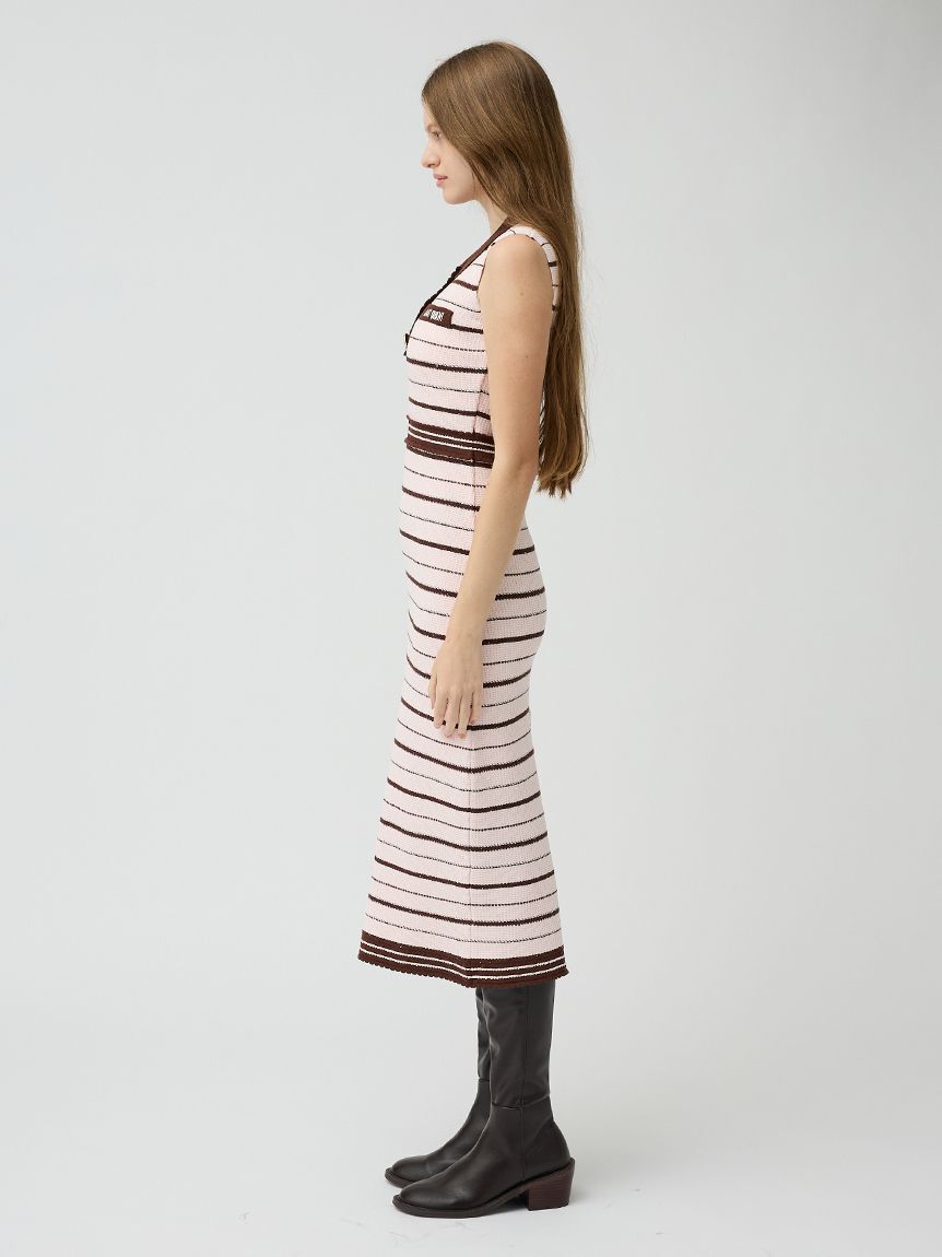 LILY BROWN「【LILY BROWN&times;MARY QUANT】ポロニットワンピース」|ワンピース|