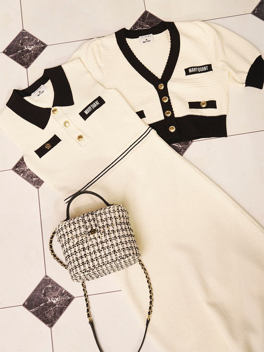 LILY BROWN「【LILY BROWN&times;MARY QUANT】ポロニットワンピース」|ワンピース|