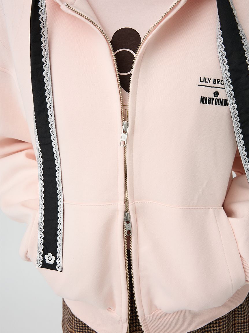 LILY BROWN「【LILY BROWN&times;MARY QUANT】ジップフーディー」|パーカー|