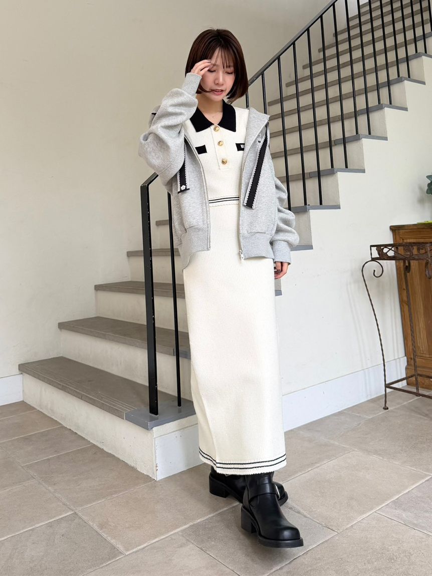 LILY BROWN「【LILY BROWN&times;MARY QUANT】ジップフーディー」|パーカー|