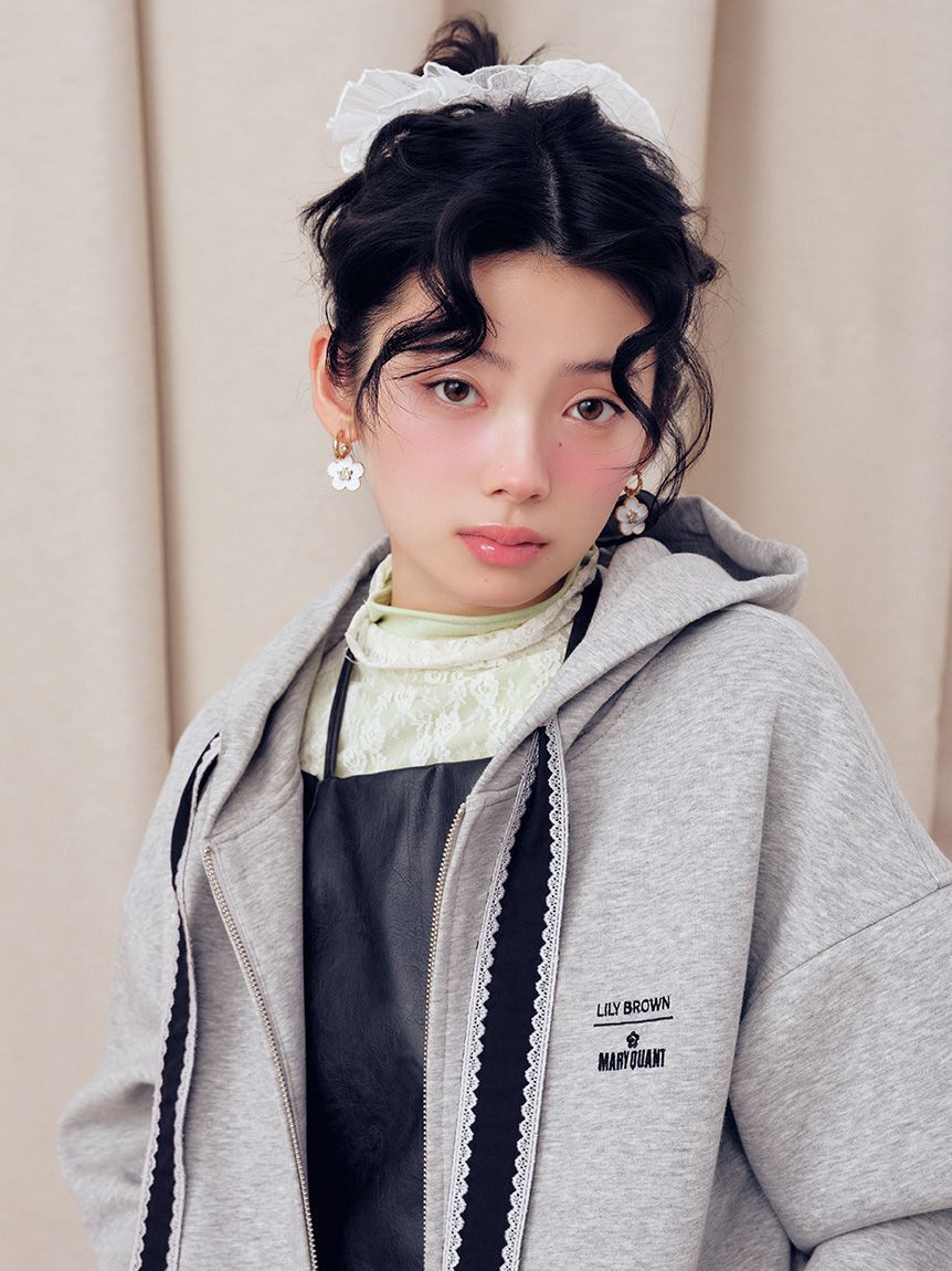 LILY BROWN「【LILY BROWN&times;MARY QUANT】ジップフーディー」|パーカー|