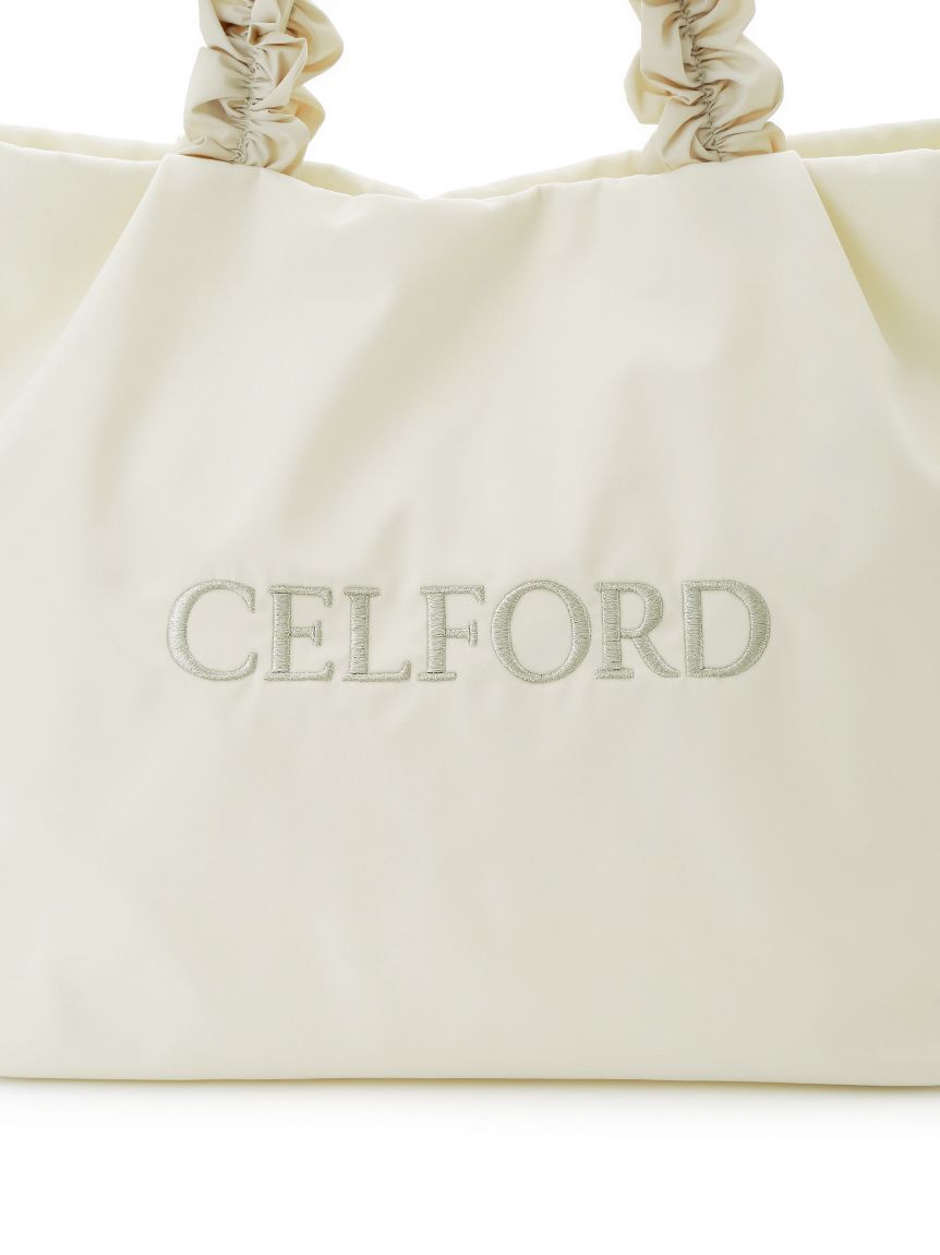 CELFORD「【プリュメル】フリルラメ刺繍トートバッグ（wide）」|トートバッグ|