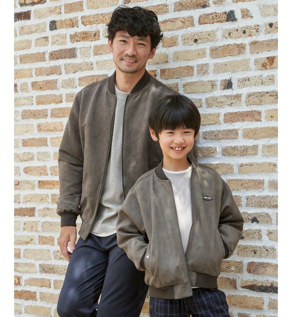 ikka kids「MKフェイクスエードリブブルゾン」|その他|