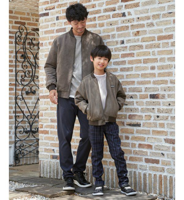ikka kids「MKフェイクスエードリブブルゾン」|その他|
