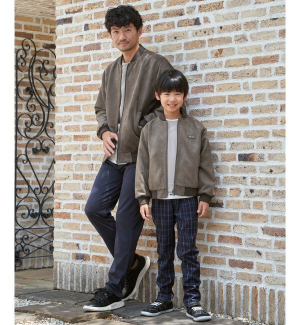 ikka kids「MKフェイクスエードリブブルゾン」|その他|
