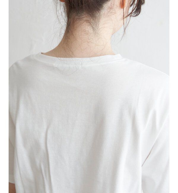 Lbc with Life「ミニロゴ刺繍Tシャツ」|Tシャツ・カットソー|