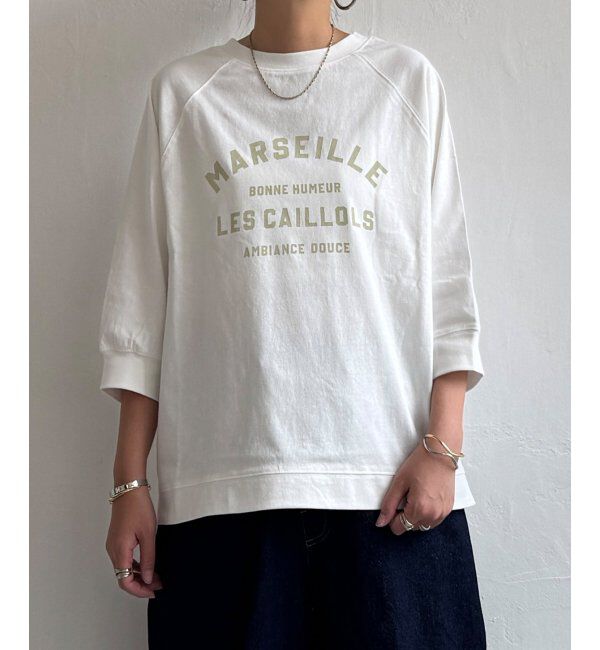 Lbc with Life「コットンラグラン7分袖Tシャツ」|Tシャツ・カットソー|