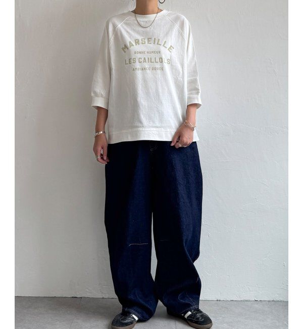Lbc with Life「コットンラグラン7分袖Tシャツ」|Tシャツ・カットソー|