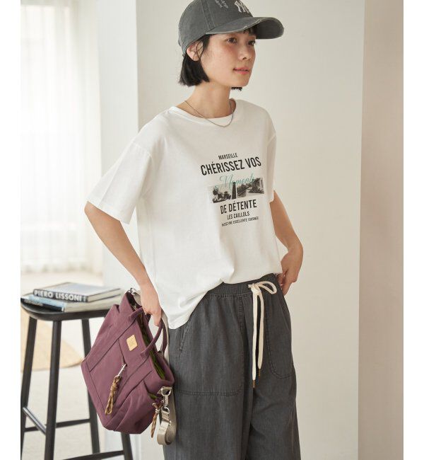 Lbc with Life「【接触冷感】フォトロゴTシャツ」|Tシャツ・カットソー|