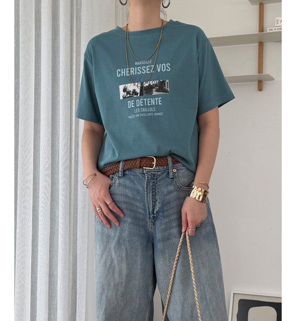 Lbc with Life「【接触冷感】フォトロゴTシャツ」|Tシャツ・カットソー|