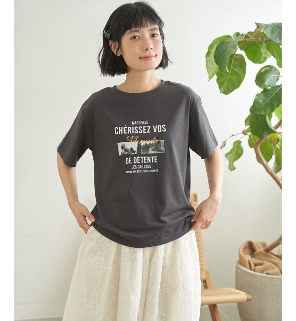 Lbc with Life「【接触冷感】フォトロゴTシャツ」|Tシャツ・カットソー|